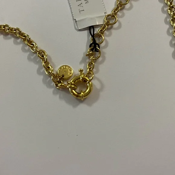 Talbots White Flower Statement Necklace NWT - Picture 3 of 6